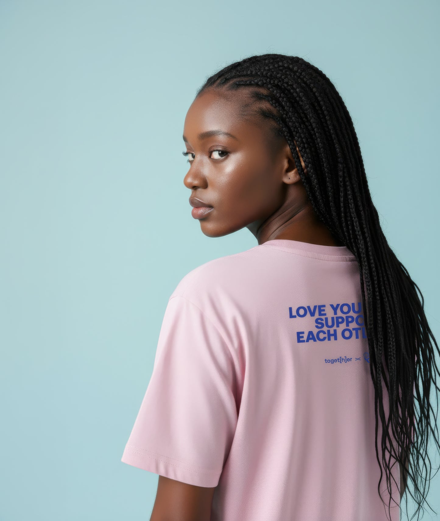 Self Lov[h]er Club – T-Shirt Powder Pink