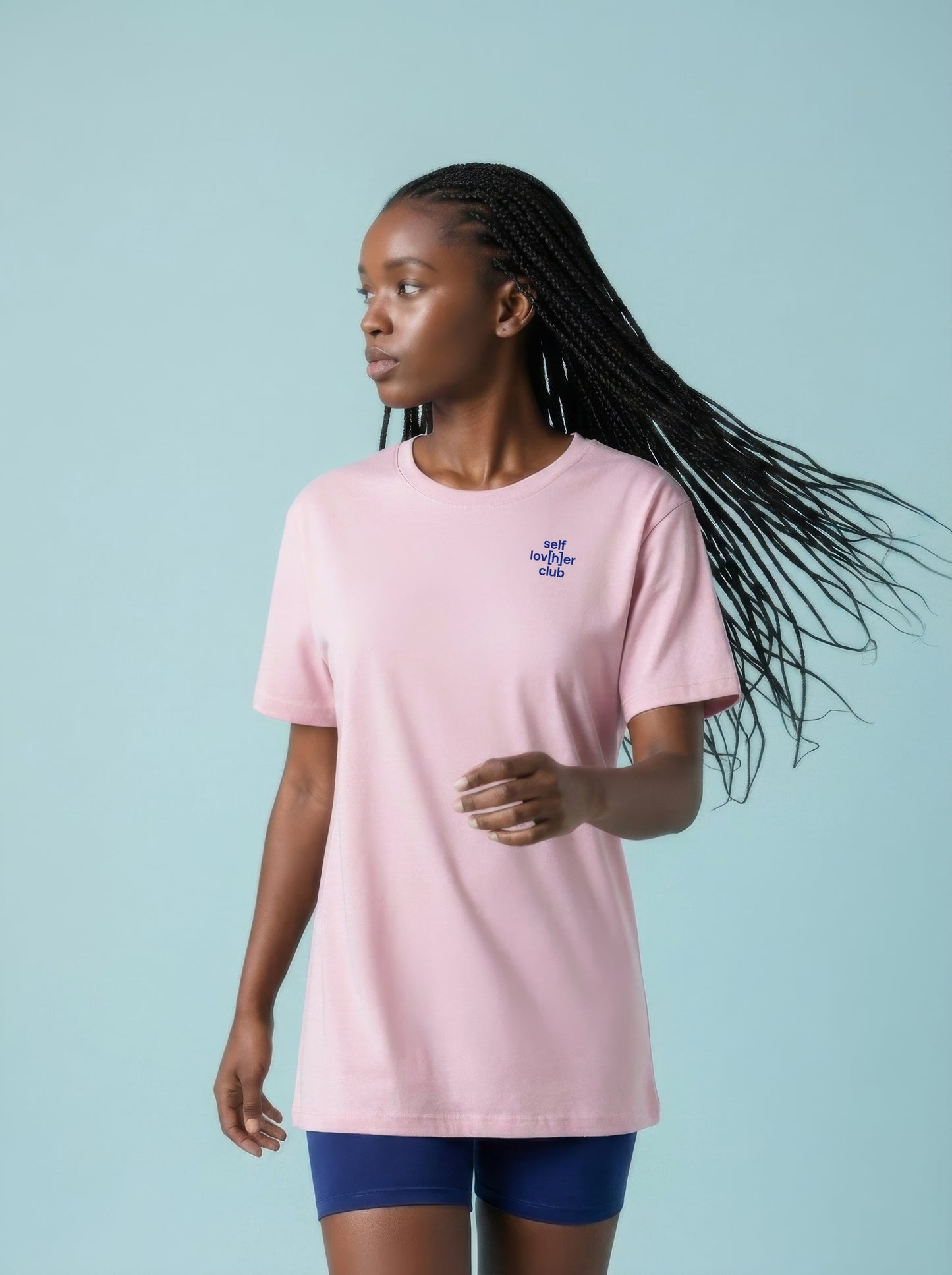 Self Lov[h]er Club – T-Shirt Powder Pink