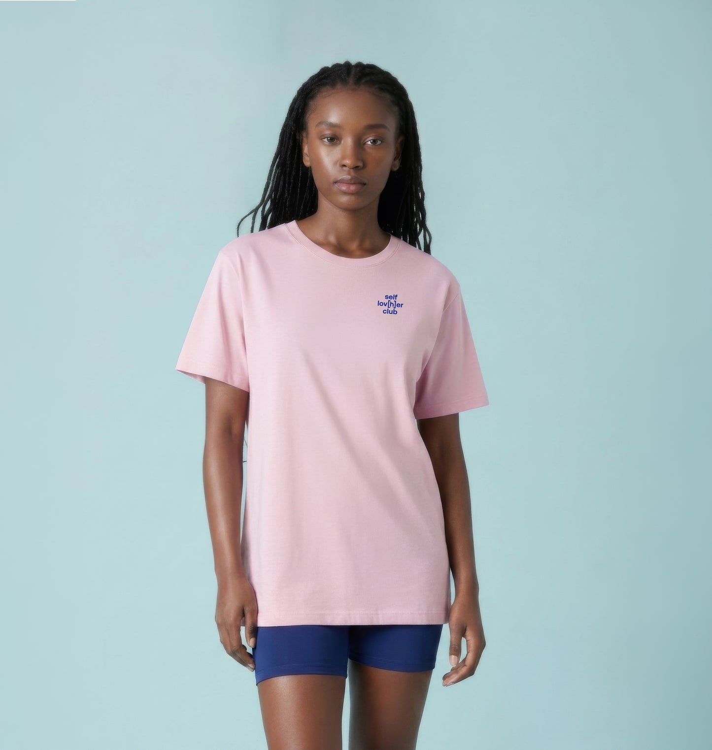 Self Lov[h]er Club – T-Shirt Powder Pink