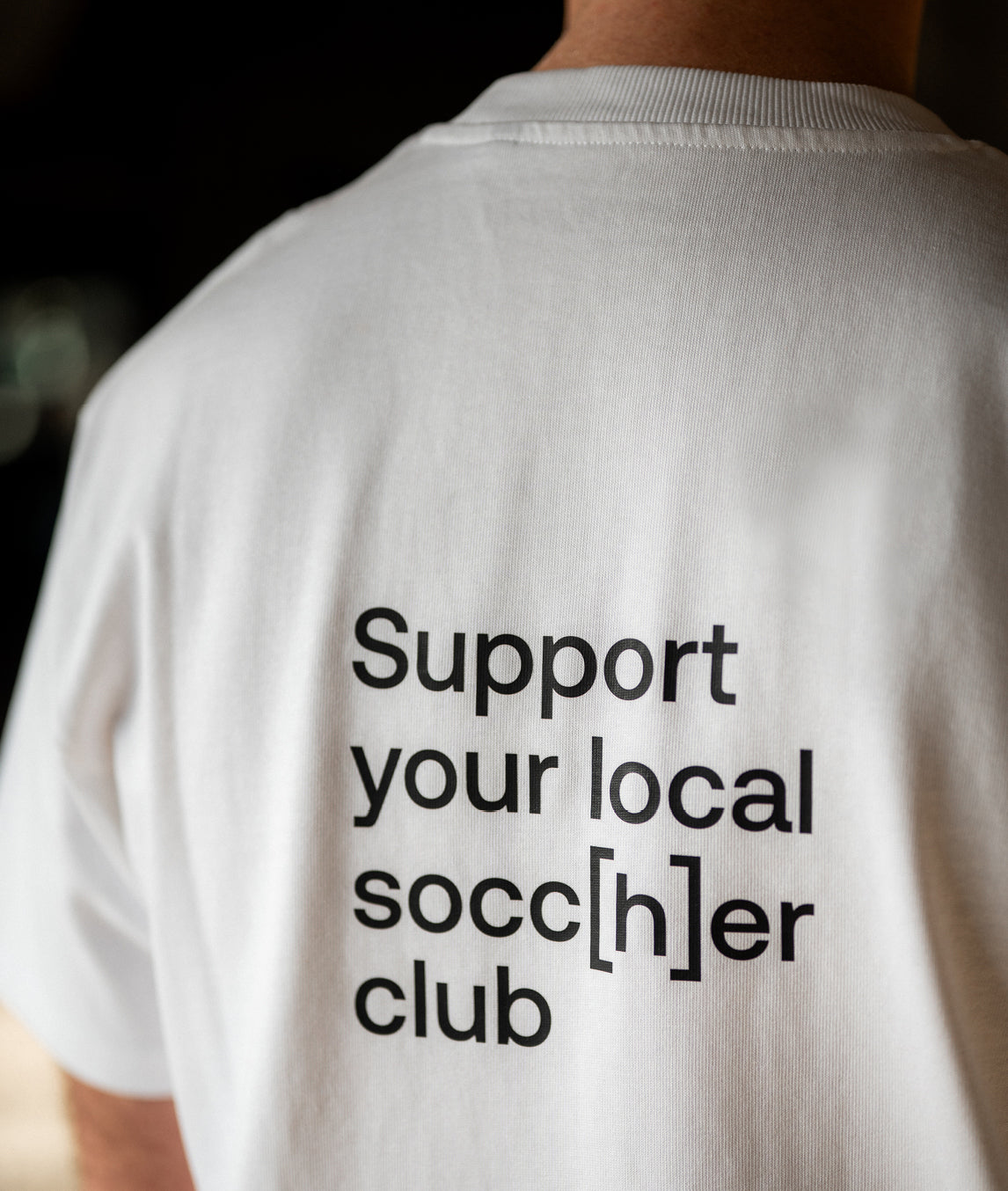 socc[h]er – T-Shirt white