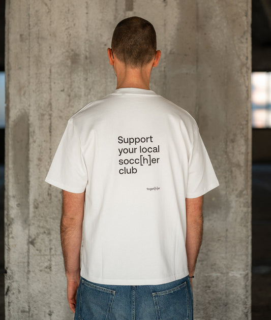 socc[h]er – T-Shirt white