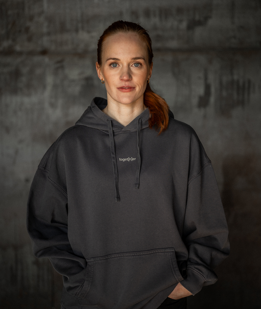 Superpow[h]er – Hoodie anthracite