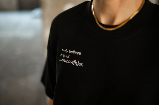 Superpow[h]er – T-Shirt black