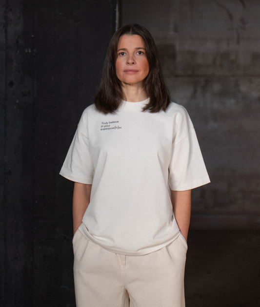 Superpow[h]er – T-Shirt cream