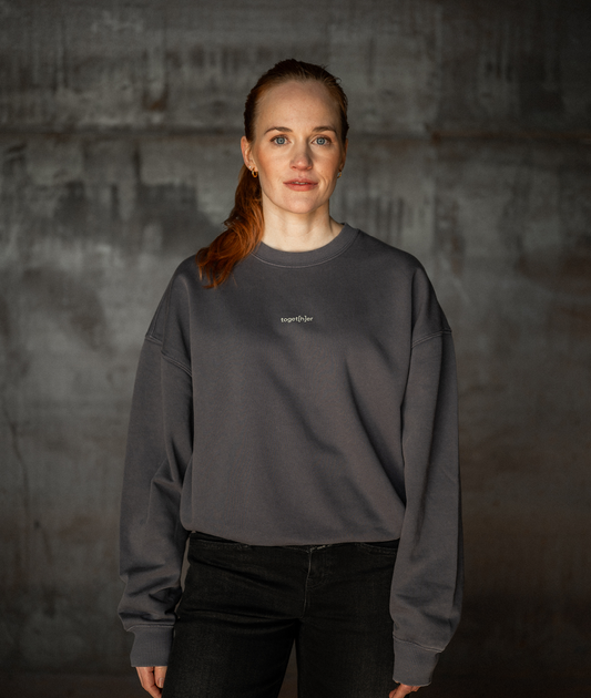 Superpow[h]er – Sweater anthracite